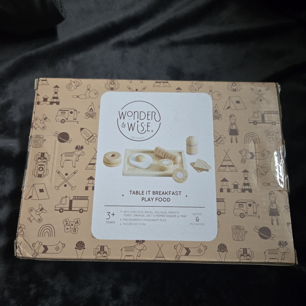 Wonder + Wise Table It Breakfast Play Food